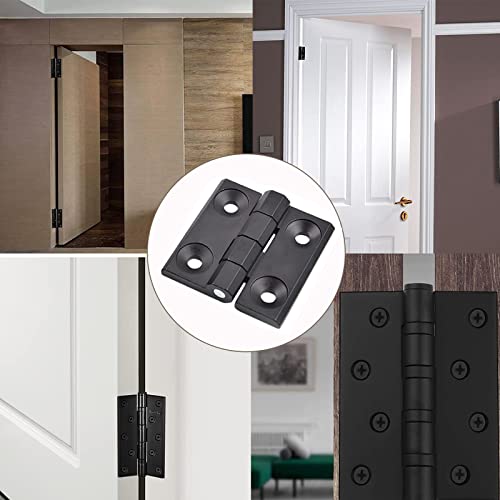 2 Paar Türscharniere Edelstahl 7,6cm - Automatisch Verstellbar