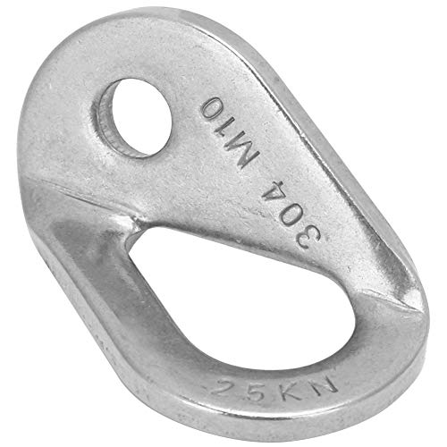 Restokki Outdoor Climbing Piton Expansion Nail Bolt Hanger Stainless Steel Caving Anchor Protection