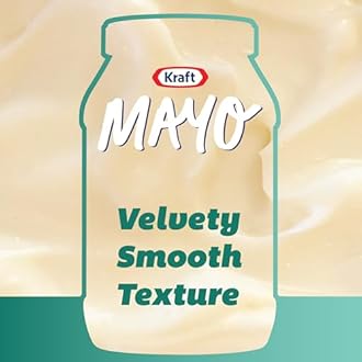 Kraft Real Mayo Creamy & Smooth Mayonnaise - Classic Spreadable Condiment for Sandwiches, Salads and Dips, Made with Cage-Free Eggs, For a Keto and Low Carb Lifestyle, 48 fl oz Jar