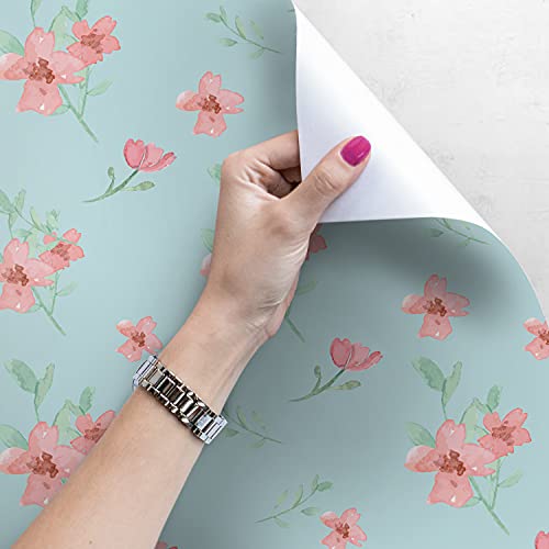 Papier peint fleurs abstraites Magic-Stick 312x219 cm - 4