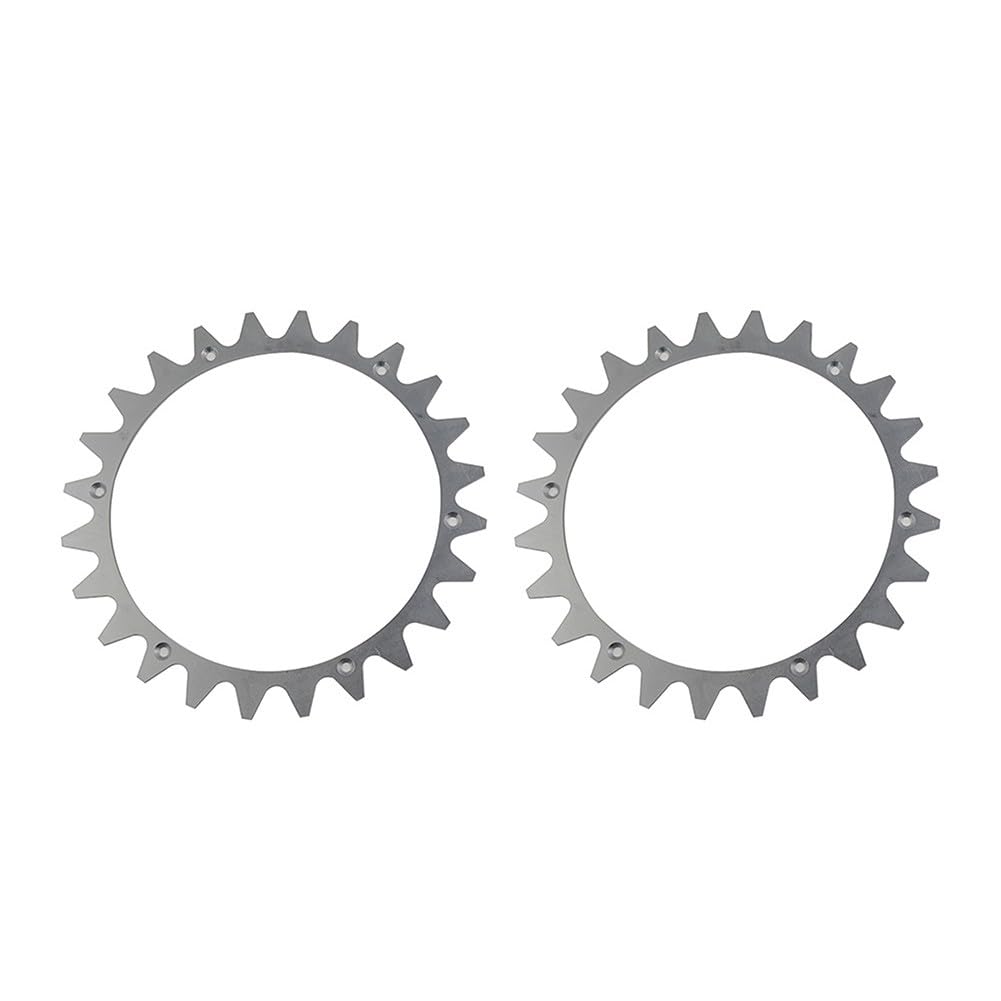 Lot de 2 pointes en acier inoxydable pour Worx pour Landroid pour robots L, améliorateurs de traction polis avec vis à tête fraisée WR153E WR155E WR147E WR148E