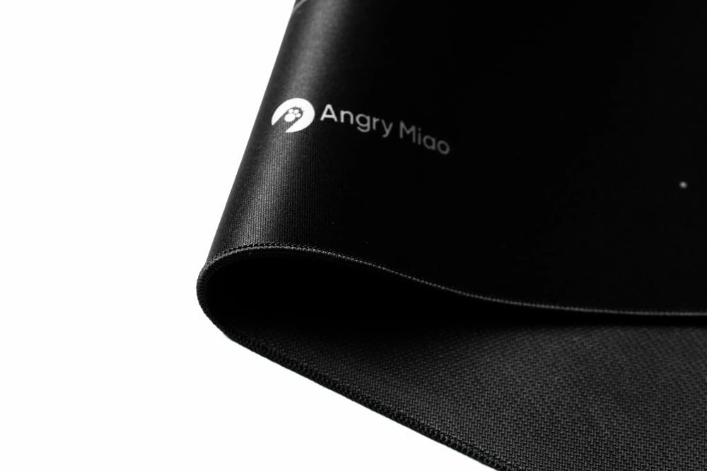 Angry miao CYBERMAT R3 - Tappetino da scrivania in tessuto extra, tappetino per mouse da gioco, multifunzione, grande tappetino per mouse esteso, protezione per scrivania da ufficio