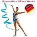 Guirnd Dance Ribbons 6 PCS, Gymnastics Ribbon Wands with Non-Slip Handles, 78.7 Inch Long Streamers, Ribbon Dancing Wands for Artistic Dancing, Talent Shows, Party Decorations
