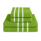 Jogo de Banho 4 peças Bartira Select 255g/m² gramatura com fio Open end Dach (Verde)