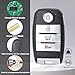 Keymall Car Key Fob Keyless Entry Remote Control Replacement for Kia Sorento 2019 2020 433MHz ID47Chip(FCC ID:TQ8-FOB-4F06 P/N:95440-C6100) 4 Buttons