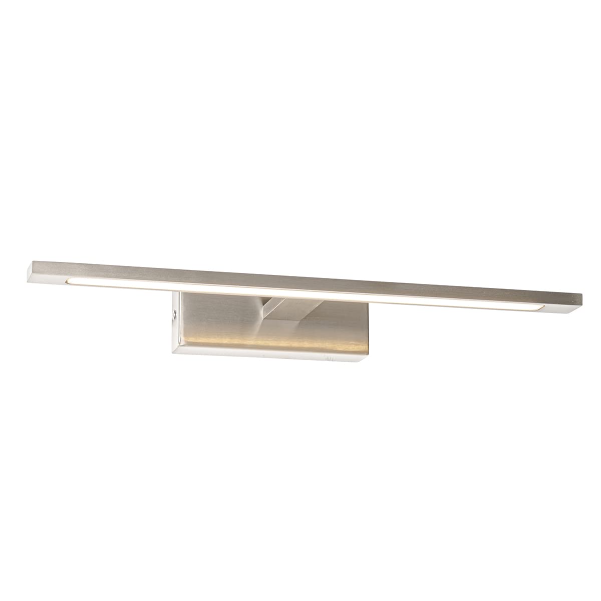 LED Applique murale 1 lumière L 41.5 cm Acier Design éclairage intérieur Salle de bains
