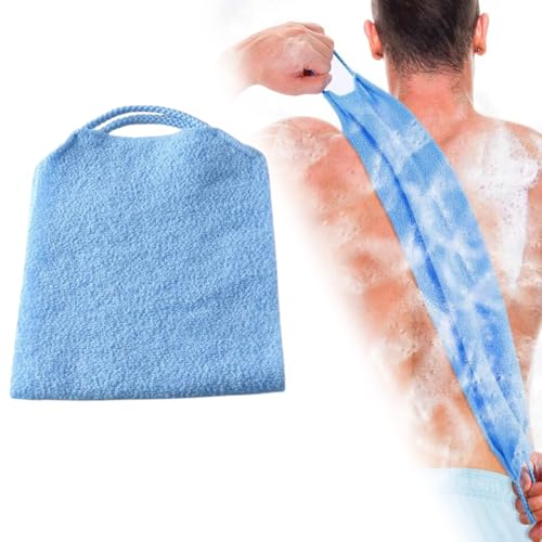 Toalla Exfoliante, Paño Exfoliante para Hombres y Mujeres, Exfoliante Suave y Áspero, para Piel Sensible y Áspera, para Limpieza Corporal y Masaje