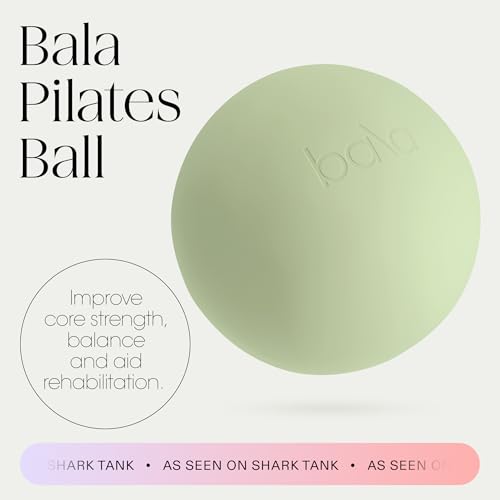 Image of Bala Pilates Ball, Non-Weighted Exercise Ball for Yoga & Barre - Small 8 inch
