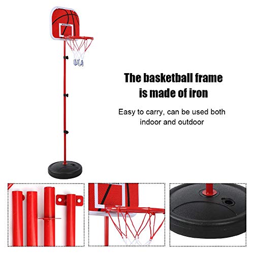 T best Kinder Basketballkorb, 150 cm Höhenverstellbar Basketball Ständer Kinder Spiel Trainingsgeräte Set für Indoor Outdoor - Image 6
