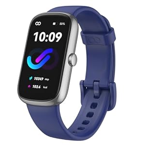 Fitness Tracker Watch with Heart Rate Blood Oxygen Sleep Monitor, IP68 Waterproof Smart Watches, Step Calorie Counter Activity Trackers and Smartwatches for Women Men, Wrist 5.5”-7.8”