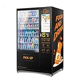 Snack Vending Machine, Beverage Vending Machine, Large Capacity Self Service Design with Touchscreen Payment...