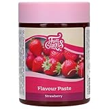 FunCakes Geschmackpaste Erdbeere: Lebensmittelaroma, großartiger Geschmack, perfekt zum Dekorieren von Kuchen, geeignet für Teig und Füllungen. 360 g.