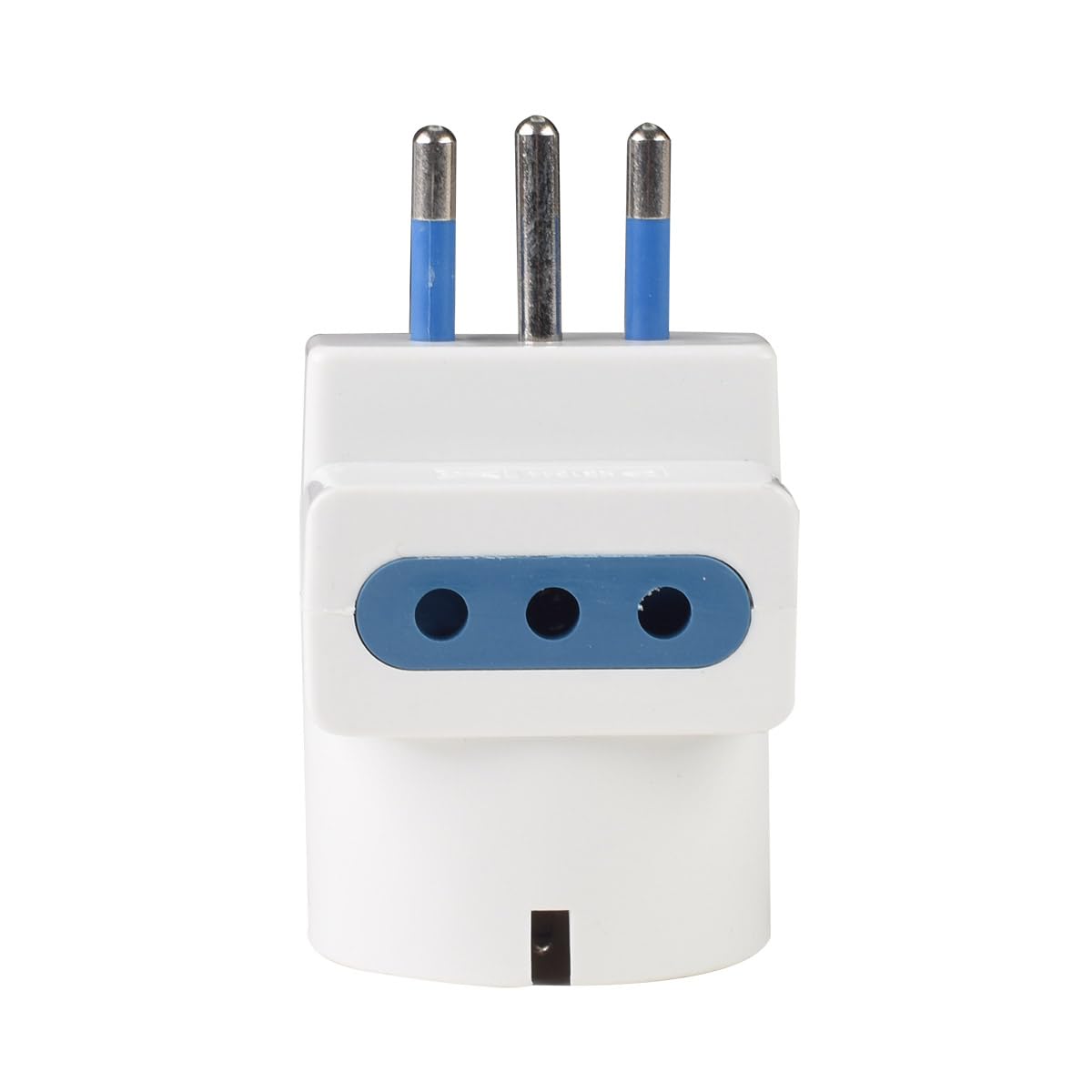 Adattatore Multipresa da Viaggio Spina Piccola 10A con 2 Prese 10A 2P+T e 1 Presa Universale 10A/16A (25 Pezzi, Bianco)