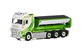  Volvo FH4 Globetrotter 8x4 + Hooklift System + Hooklift Container Asphalt \'J.A. Transport AB\' - 1:50 - WSI Models