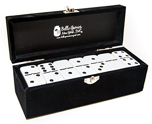 Set profesional de dominó doble seis gigante con estuche miniatura 2