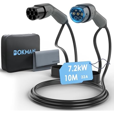 bokman Type 2 10m EV Charging Cable Cover