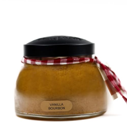 Vanilla Bourbon Scented Candle Jar
