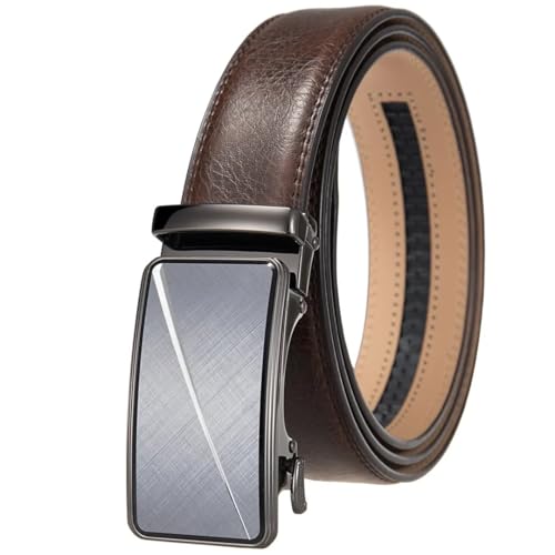 Men's Sliding Ratchet Strap, 3.5Cm Heavy-Duty Work Belt, Adjustable Bbbb 115CM3