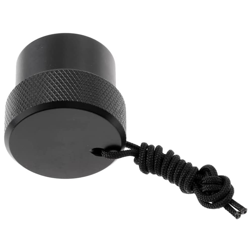 BGFAVCV 4 PCS Scuba Diving Female Din Regulator 1St First Stage Dust Cap Snorkeling DIN Tank Valve Plug, Black - Image 4