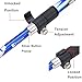 A ALAFEN Aluminum Collapsible Ultralight Travel Trekking Hiking Pole for Men and Women (Fits 5'3