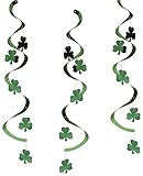 Creative Converting 5 Count Dizzy Danglers Hanging Party Decoration, Shamrocks