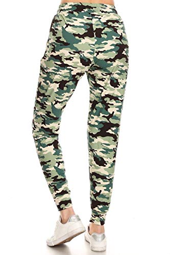 Image of Leggings Depot Premium Jogger Women's Popular Print High Waist Track Pants(S-XL)