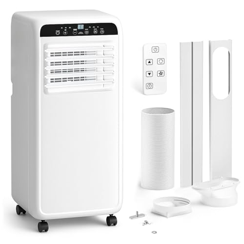 Image of 8,000 BTU Portable Air Conditioner, 3-in-1 Free Standing AC Unit with Cool, Dehumidifier & Fan Modes for Room up to 400 sq.ft, 2 Speeds with Remote Control, 24H Timer, Including Window Kit