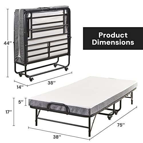 SunsGrove Folding Twin Bed GoTinySpace