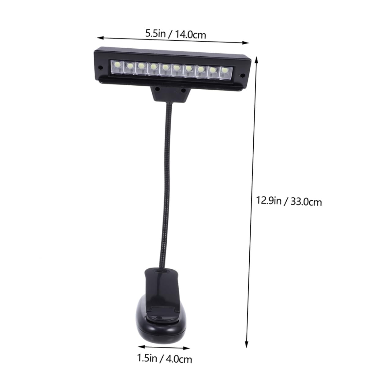ERINGOGO Dimmable Rechargeable Music Stand Light Led Book Light Clip for Piano Desk Bedside