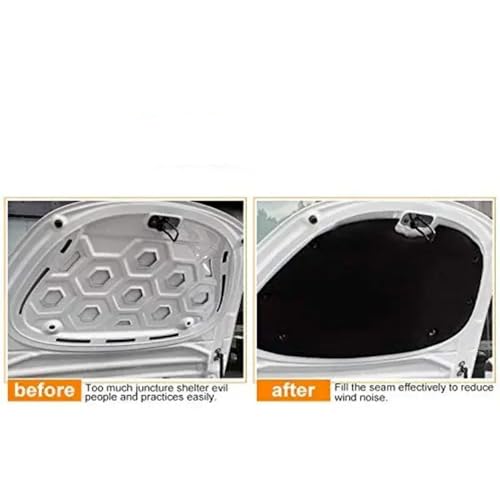Tapis de reduction du bruit et chaleur capot isolant phonique haute densite - 5