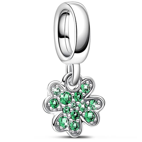 J.Fée Charm Cuore Ciondoli Ciondolo Portafortuna Ciondoli Originale Charm Originali Compatibili Bracciale Collana, Regalo Donna Regalo Festa Della Mamma