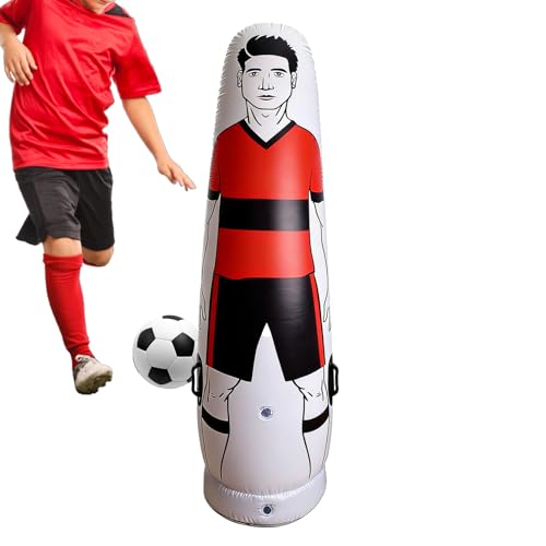 Défenseur de tir au football gonflable en PVC robuste pour entraînement sur terrain