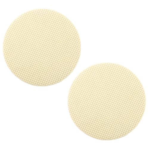 GALPADA Fundas Beige Elásticas 2 Piezas para de Redondos Bar Taburetes de Poliéster Suaves y Resistentes para Sillas de Restaurante y Fiestas