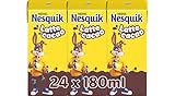 NESQUIK Pronto da Bere Latte e Cacao, 8 Confezioni da 3 Brick da 180ml (24 Brick 4,32L)