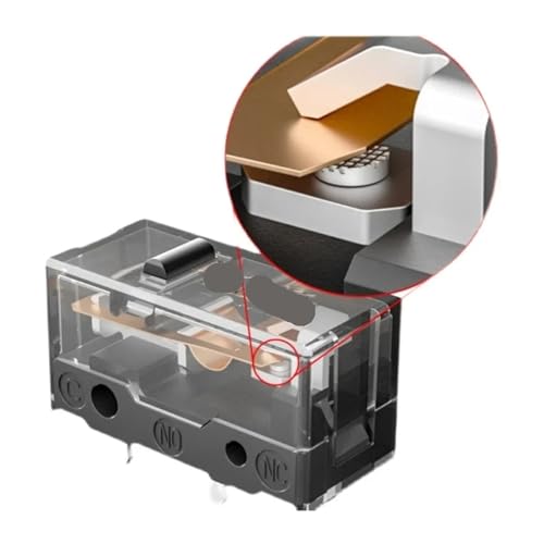 Microinterruptor GM 8.0 de 80 millones clics y repuestos de tres pines 6