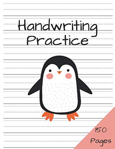 Handwriting Practice Paper: Kindergarten Writing Paper with Lines for ABC Kids, Raised Line Paper Printing Workbook (Cover)