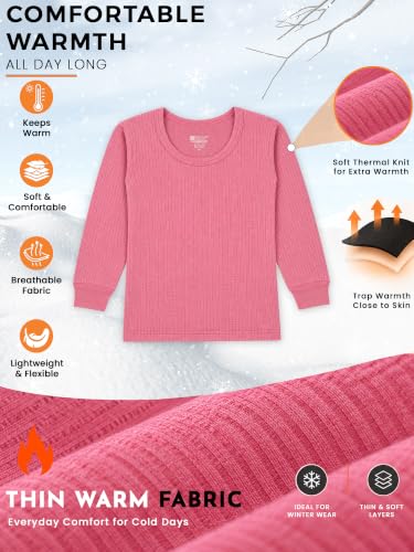 Image of BODYCARE Unisex Polycotton Slim Fit Thermal Tops Round Neck Full Sleeves Pack Of 1