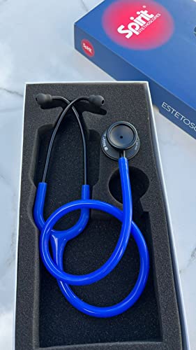 Estetoscópio Spirit MD Professional Adulto Black Edition Azul Royal