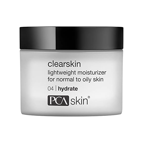 PCA SKIN Clearskin Lightweight Face Moisturizer for Oily Skin, Daily Hydrating Facial Moisturizer for Oily, Acne-Prone, and Sensitive Skin, Quick Absorbing, Reduces Discolorations, 1.7 oz Jar