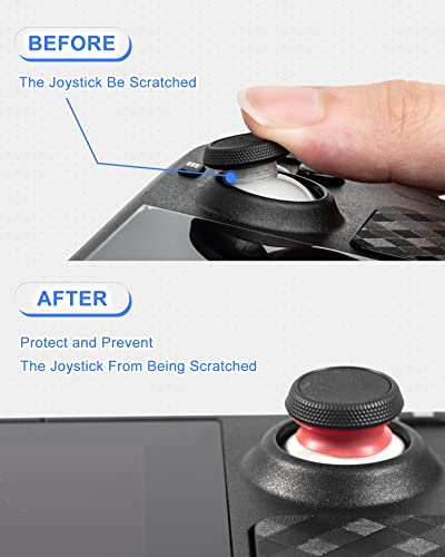 Anillo protector de silicona de 24 protectores de joystick para ROG ALLY/Steam Deck/PSVR2/Xbox/PS5 Mango del controlador de juego Cubierta del anillo protector de palo remoto - imagen 4