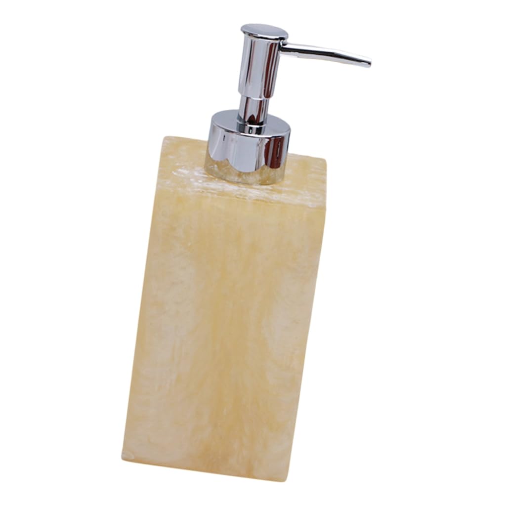 Fogun Resin Soap Dispenser Marble Texture Travel Bottle Liquid Container Easy Carry for Skincared Liquids