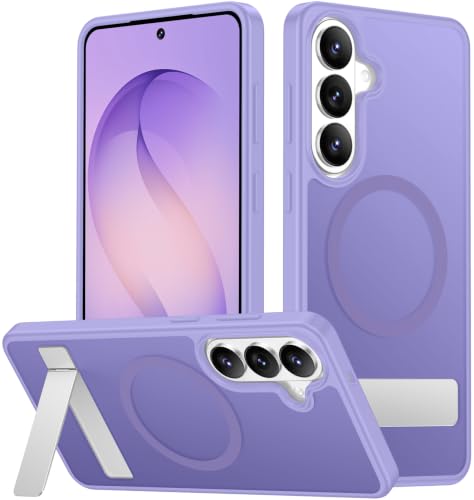 Image of SPIDERCASE Magnetic for Samsung Galaxy S26 Plus Case, with [3 Stand Ways][ Military Grade Drop Protection] with Invisible Stand Shockproof Slim Case for Samsung Galaxy S26 Plus 6.7 inch, Light Purple