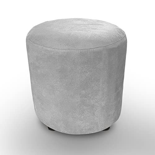 Puff Infantil Banquinho Banqueta Redondo Decorativo Puffin (Suede Marrom)