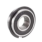 uxcell 99502H-2RS Deep Groove Ball Bearings with Snap Ring 5/8-inch Inner Dia 1-3/8-inch OD 11mm Bore Double Sealed Chrome Steel Z2
