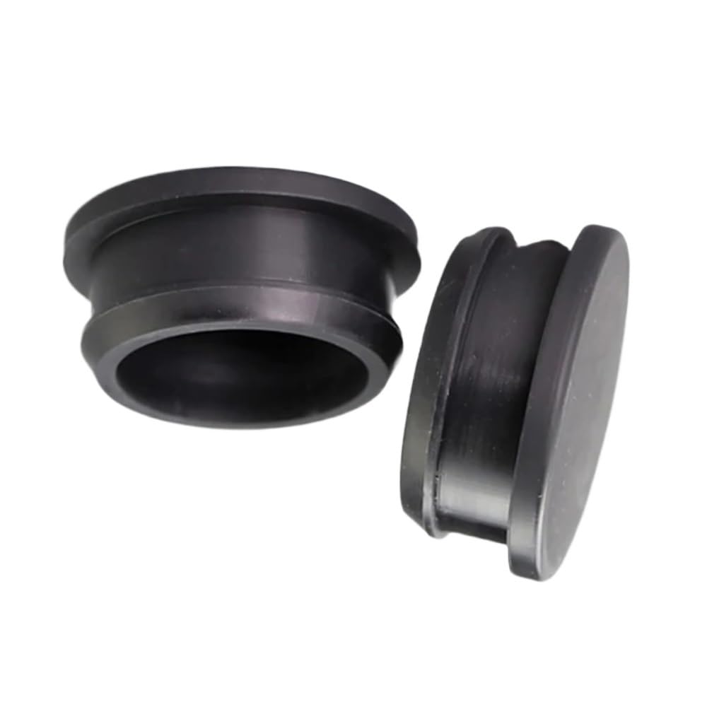 Black Snap On Silicone Plugs, Blanking End Caps Reusable Sealed Silicone Plug for Pipes and Panels 20pcs(19mm)