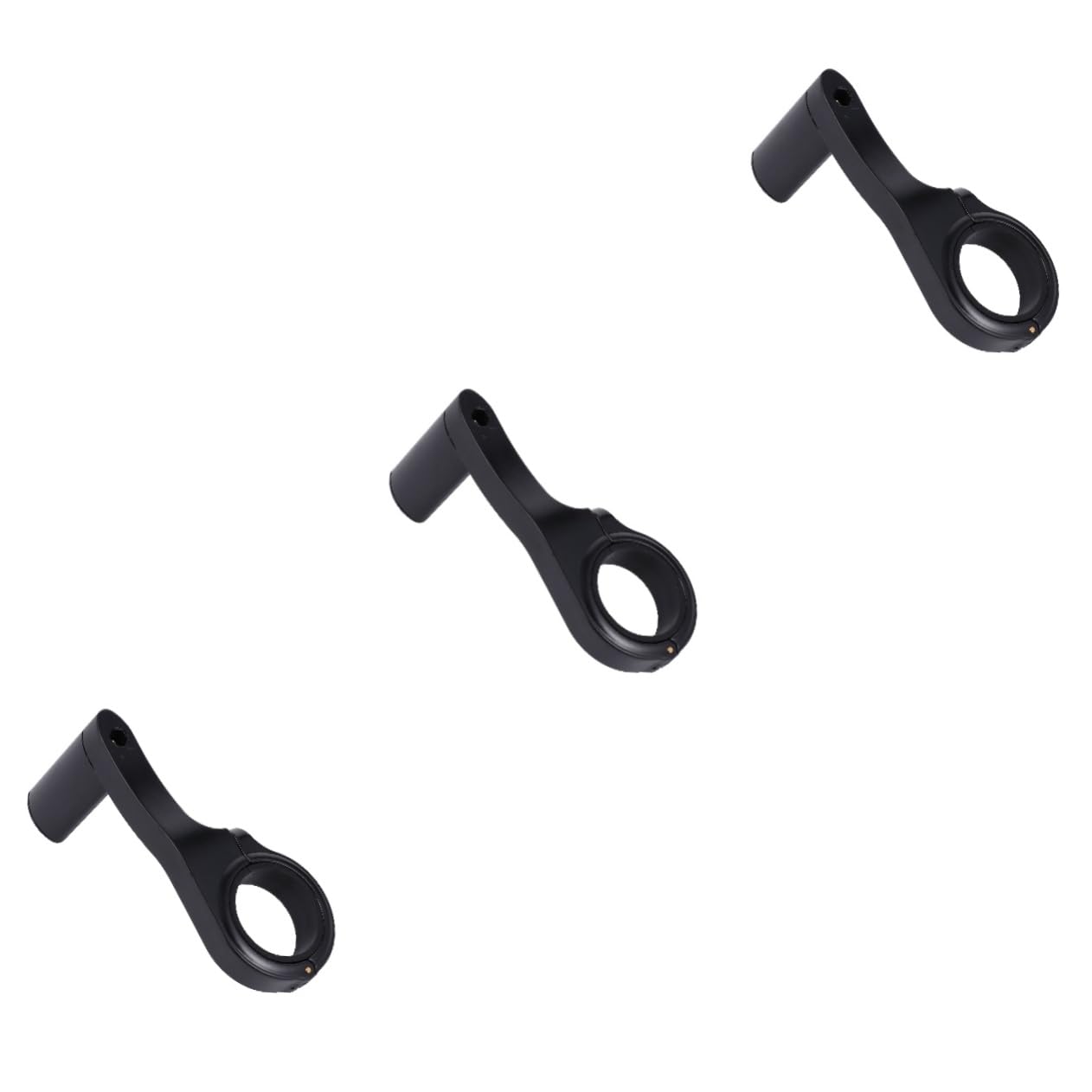 GANAZONO 3pcs 31.8mm Handlebar Extender Bike Stopwatch Bracket Lamp Holder Touring Bike Extension Harness