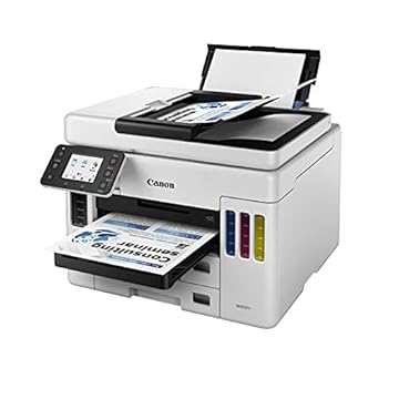 Multifuncional Canon Tank Maxifi GX7010 (Wi-Fi/USB/Ethernet/Duplex/ADF/Bivolt) Branca