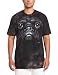 The Mountain Black Pug Face Adult T-Shirt, Black, Medium
