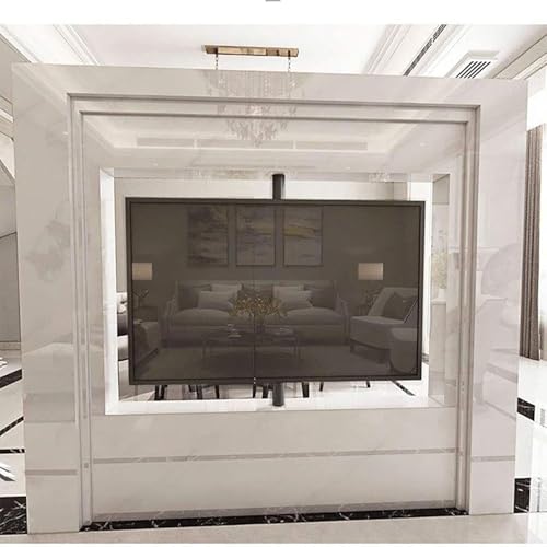 Cloison de séparation support TV LCD LED cadre rotatif 360 base rotative au sol - 5