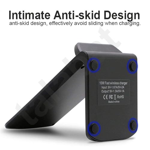 Image of Talabat 15W Fast Wireless Charging stand |Compatible with Samsang Galaxy Note 9 /s9 /plus /note 8 /s8, and iPhon 13 /13Mini /13Pro /13Pro Max /12 /12Mini /12pro /12Po Max /11 /